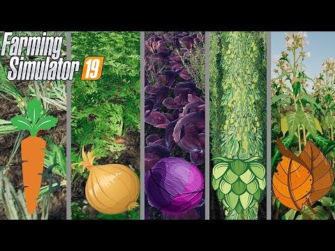 [MOD] TEST 5 NEW CROPS FOR FARMING SIMULATOR 19!!!