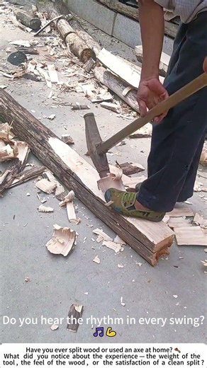Axe and Timber – A Household Ritual of Strength and Patience 🪓
