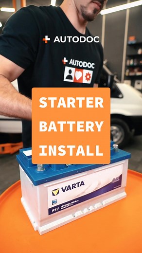 How to replace starter battery in a car🏎 You will find everything you need in the AUTODOC mobile app!🔥📲 ______________________________ Over 4 million auto parts at the best prices📲 Use the active link in our bio🔝 #autodoc #autoservice #carservice #autoparts #carparts #carmechanic #girlmechanic #carsoftiktok #autohack #carrepair #autorepair #diy #tools #mechaniclife #carhacks #cartips #DIYauto #carfix #tutorials #fyp #top