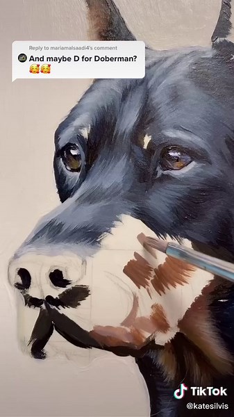Painting a Doberman: Acrylic Art Tutorial