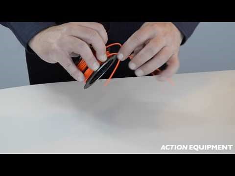 How to respool trimmer line