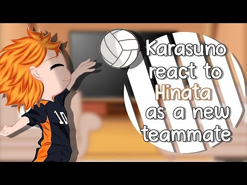 Team Karasuno react to "Hinata Shoyo" as a new teammate /for new season/