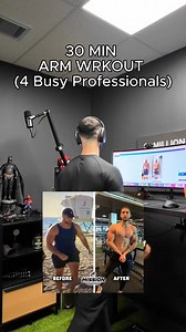 5.6K views · 35 reactions | Busy Professional 30 Min Arm Wrkout 1. Shoulder Press 2. Lateral Raise 3. Dip Machine 4. Preach curl machine 3 sets 10-12 for all exercises (choose weight that’s challenging for you) P.S you’re stronger than you think so don’t be afraid to push hard Follow me for more Busy Professional tips helping you lose belly fat and gain confidence without spending hours in the gym✅ | Gabe Rocha - Online Fitness Coach | Facebook