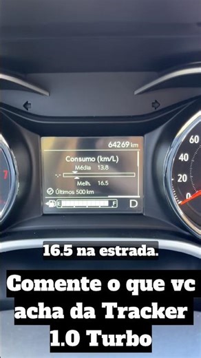 Consumo Tracker 1.0 Turbo 3 cilindros #tracker #trackerturbo