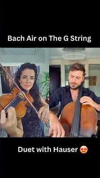 Air on the G String Duet with ‪@HAUSERmusic‬ #hauser #cello #violin #duet #classicalmusic #funny