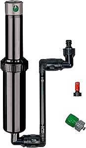 In-Ground 5-Inch Pop-Up Adjustable Sprinkler with Quick Hose Connector, QSK-741