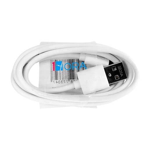1pza Cable usb 1hora color blanco con entrada tipo lightning - CAB243