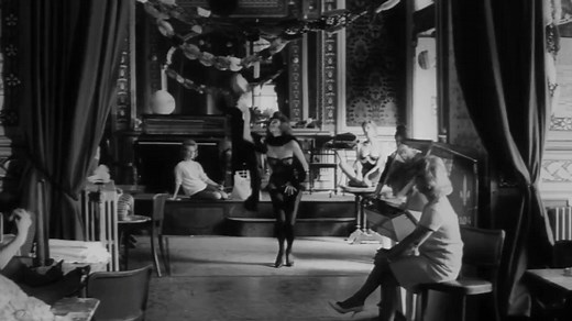 Anouk Aimée performing "Lola" in LOLA (1961) directed by Jacques Demy | History of Cinema