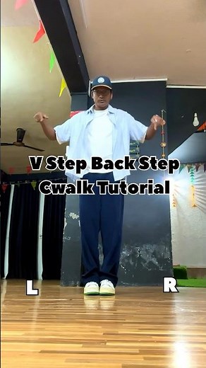 V Step back step Cwalk tutorial #jddancetutorial #cwalktutorial #cwalk