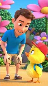 The Magic Toy Button FREEZES Time?! 🐥🧸✨#Duckling #KidsShorts #FunnyShorts #ToyShopping #ViralShorts