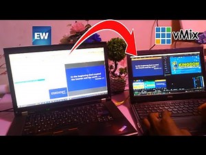 HOW TO SEND EASYWORSHIP LIVE FEED FROM ANOTHER PC TO vMix ON ANOTHER PC USING vMix AT THE SAM TIME