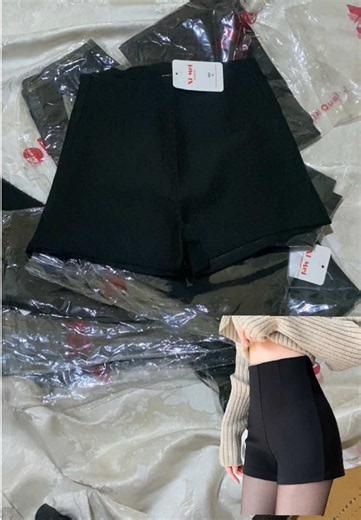 High waist booty shorts🧺💕 S size only Instock✅#winteroutfits #highwaistpants #fashioninspo #foryoupage