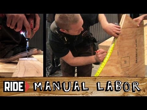 How-To Build a Skatepark - Quarter Pipe Part 1: Transition Templates - Manual Labor