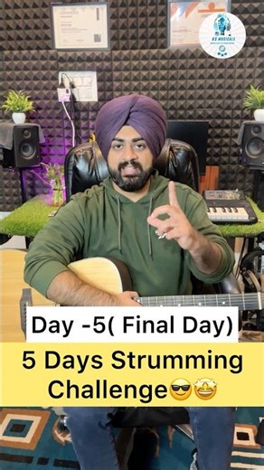 5 Days Strumming Challenge- Day 5#guitartutorial #guitar #guitarlesson #strummingpattern #chords