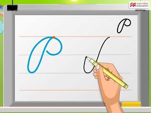 Cursive Writing | Capital Letter ‘P’ | Macmillan Education India
