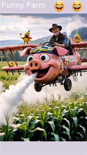 Daily Fun from the Funny Farm #funnyfarm #Crazyfarmmachines #Farmingcomedy