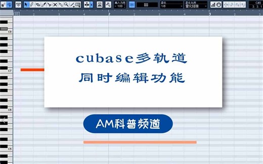 AM11|cubase多轨道同时编辑功能