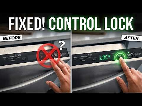 Whirlpool Dishwasher - Control Lock Feature