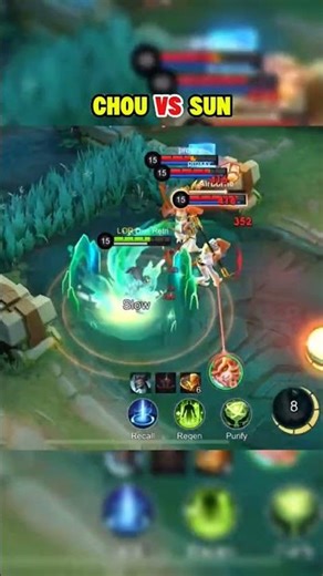 CHOU VS SUN #mobilelegends #mlbb