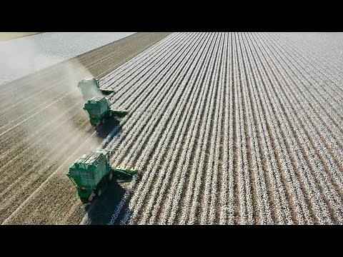 West Texas Cotton Harvest + Epic Drone Footage