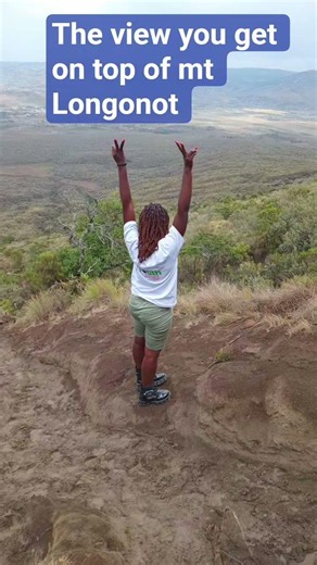 mountain view.at the top of mt Longonot. an active Volcanic mountain found in Kenya.#tourism#kenya