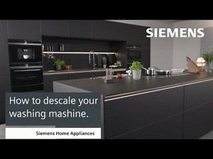 Siemens washingmachine howtouse troubleshooting descale