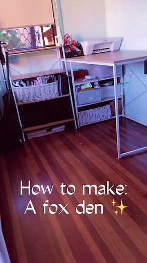 DIY Fox Den Tutorial for Therians | Create a Cozy Space