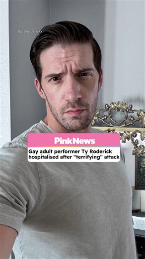 Gay adult performer Ty Roderick hospitalized after sudden, violent attack