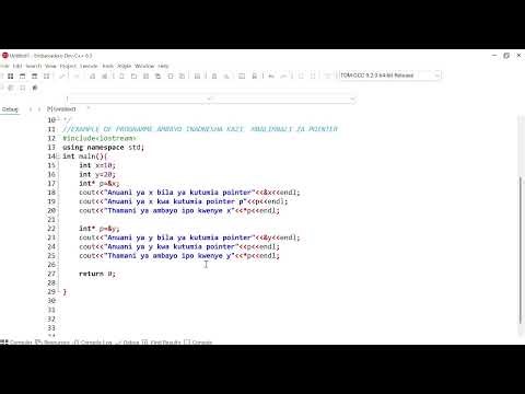 LECTURE 2A POINTER IN C++ PROGRAMMING LANGUAGE EASY