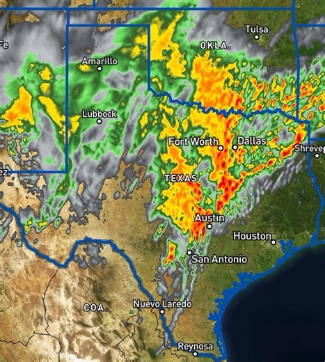 10K views · 106 reactions | Rain and storms will overspread Oklahoma and Texas overnight into Saturday. A widespread 1 - 2 inches will fall. Severe storms are possible in Texas with hail being the main risk overnight. Snow falls in the Panhandles with several inches in spots | Meteorologist Chris Nunley | Facebook