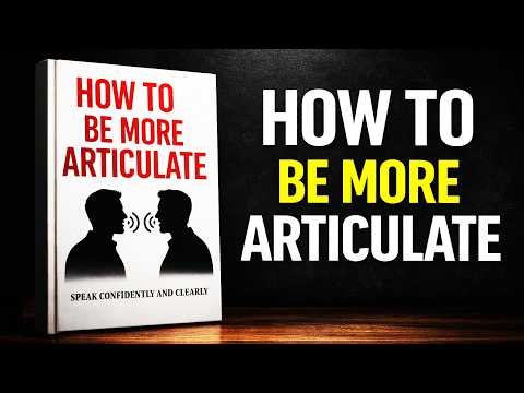 HOW TO BE MORE ARTICULATE: How to Speak confidently and Clearly | Best Audiobook