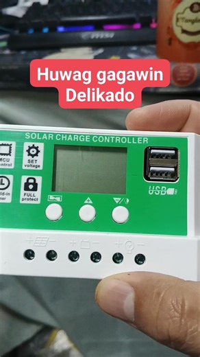 Huwag gagayahin delikado . Small solar set up #solar | Alfred Gilbuela