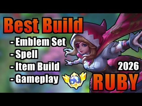 RUBY BEST BUILD 2026 | TOP 1 GLOBAL RUBY BUILD | RUBY MOBILE LEGENDS | MLBB