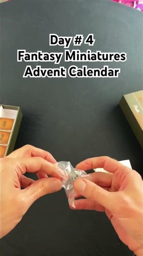 Day 4 - Fantasy Miniatures Advent Calendar opening