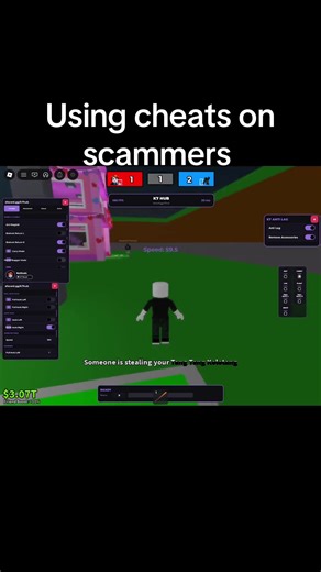 Using Cheats on Scammers in Roblox
