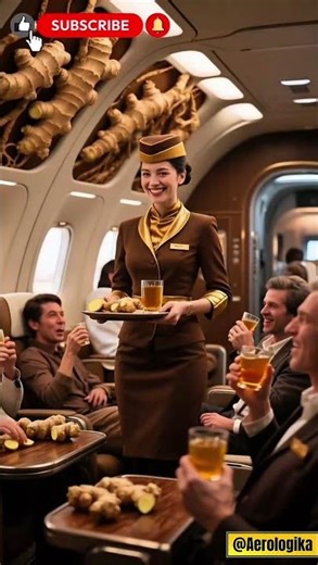 Imagine flying in a plane inspired by ginger — natural, unique, and breathtaking ✈️🫚