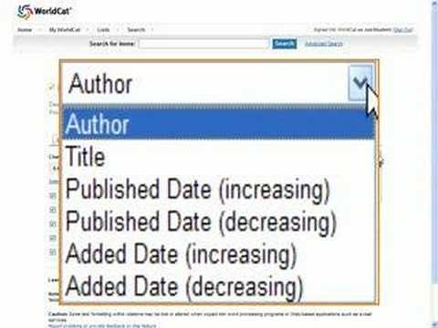 WorldCat.org Citations Tool