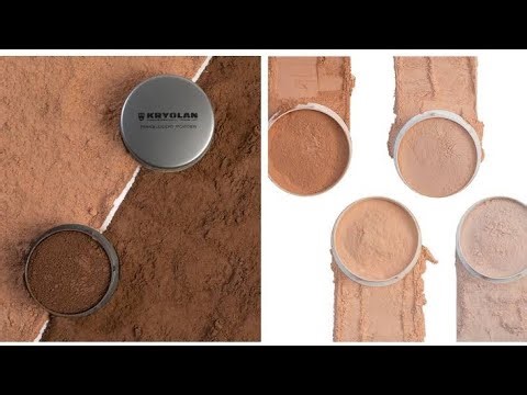 Kryolan Translucent Setting Powder Shades Guide