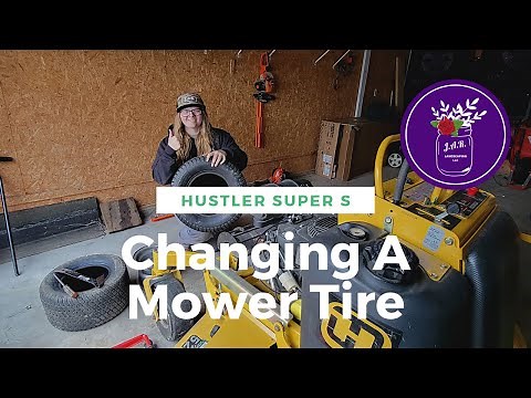 How To Change A Mower Tire | Hustler Super S