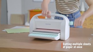 VEVOR Manual Die Cutting and Embossing Machine, Portable Cut Machines, 6 in. Opening Scrapbooking Machine Full Kit Included MQJSD6FTS94NQZ89KV0