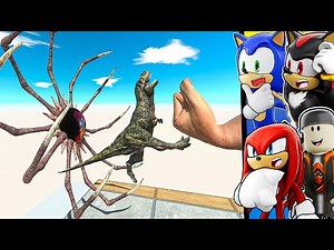 Dinosaurs VS Black Hole Alien Trap! (ARBS)