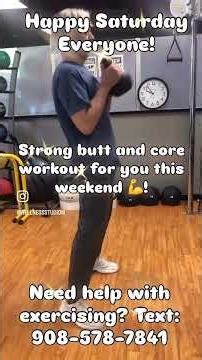 Today’s Workout: Strong Glutes and Core 💪!‪@WellnessStudioM‬