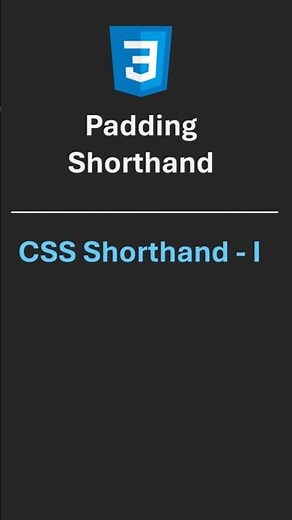 CSS Padding Shorthand
