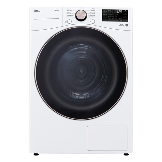 Check The Home Depot's Q&A Before Buying: LG 7.8 cu. ft. Mega Capacity ventless Smart Front Load Dryer in White with Dual Inverter HeatPump Technology