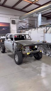 This 1987 Chevy Crew Cab is close to being ready to head to the paint shop! • @roadstershop RS4 triangulated 4 link chassis. • GM L8T 6.6L @donhardyracecars • GM 10-Speed automatic transmission. • @intekotto Billet Mirrors 📺 If you haven’t already seen this month’s new YouTube shop update video, it is now LIVE on our channel! #IronworksSpeedAndKustom | Ironworks Speed & Kustom LLC.
