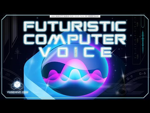 Futuristic Computer Voice Overs Sound Effects Library - Robotic Virtual Interface Assistant SFX Pack