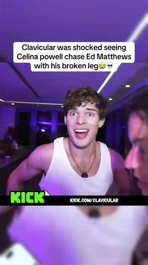 Clavicular looked CONFUSED after seeing Celina CHASE Ed Matthews… 😭💀