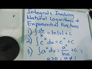 Integrals Involving Exponential and Natural Logarithmic Functions