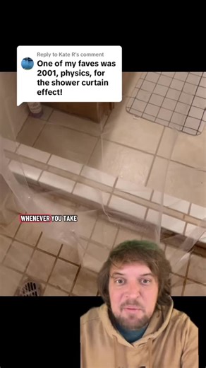 Dexter.mp4 on Instagram: "The shower curtain effect! #ignobelnovember #science #learning #learneclecticthings"