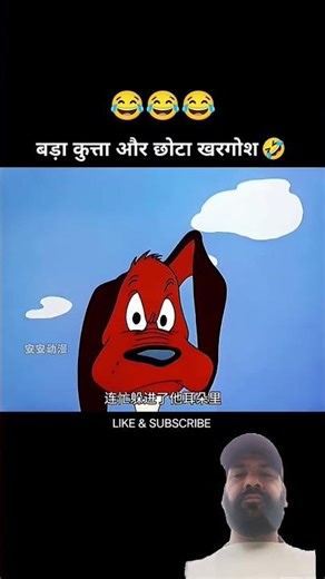 बड़ा कुत्ता और छोटा खरगोश #funny #cartoons #cartoon #shorts #shortsvideo